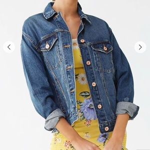 PREMIUM DENIM Forever 21 Oversized Denim Jacket